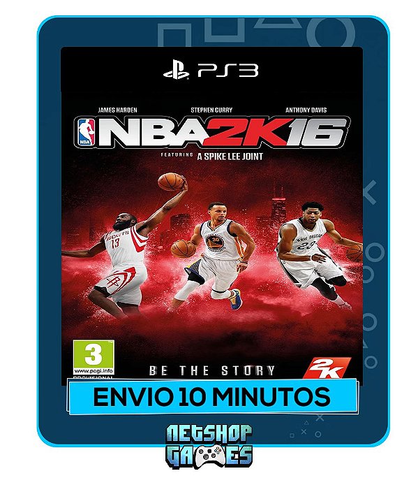 Nba 2k16 - Ps3 - Midia Digital