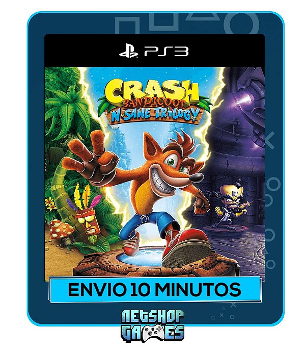 Crash Bandicoot Trilogy - Ps3 - Midia Digital - NetShop Games - Loja Para  Gamer's