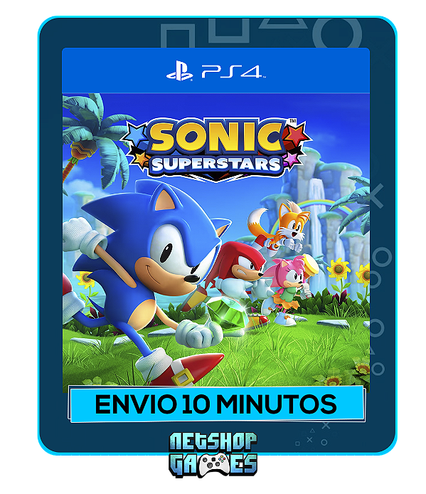 Sonic Superstars - Edição Padrão - Ps4 - Mídia Digital