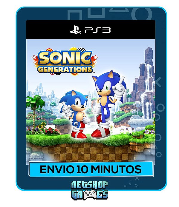 Sonic Generations - Ps3 - Midia Digital