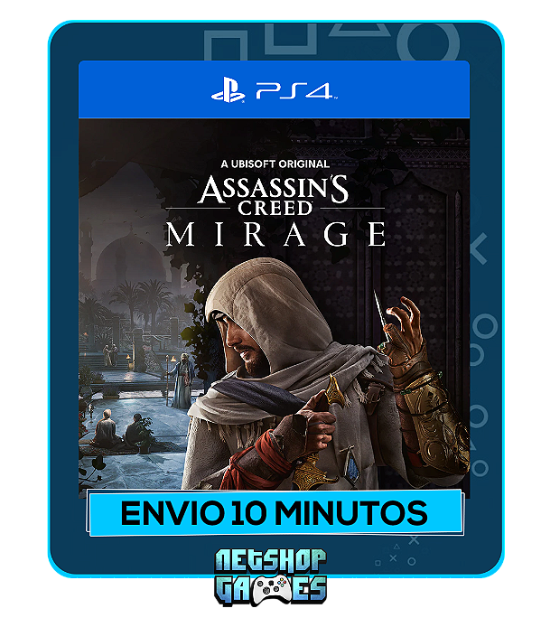 Assassins Creed Mirage - Edição Padrão - Ps4 - Mídia Digital