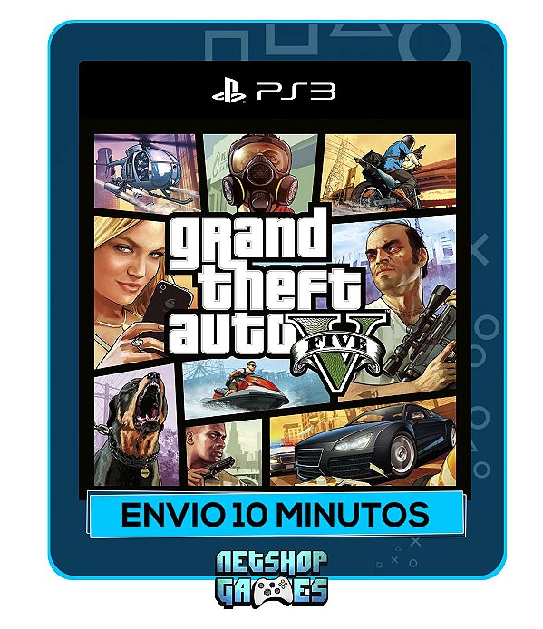 Gta 5 - Grand Theft Auto V - Ps3 - Midia Digital