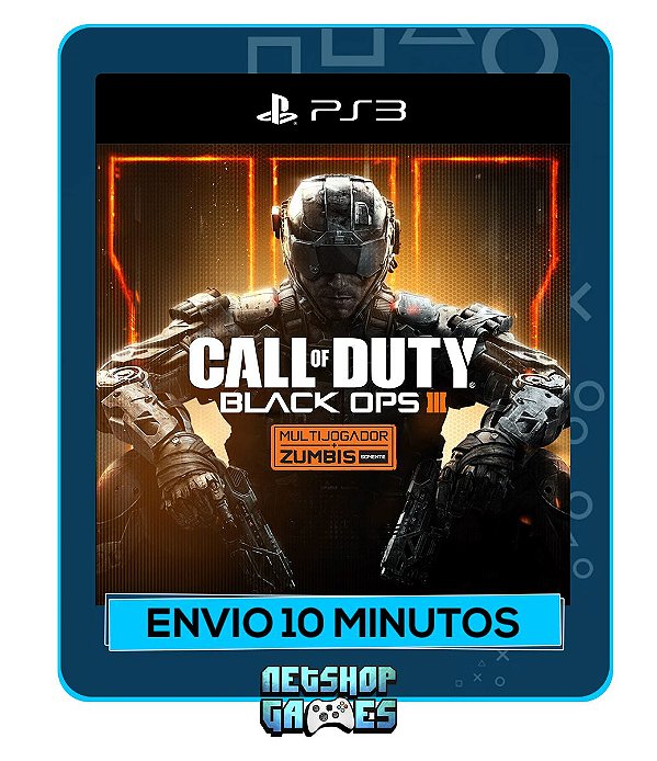 Call Of Duty Black Ops Iii - Ps3 - Midia Digital