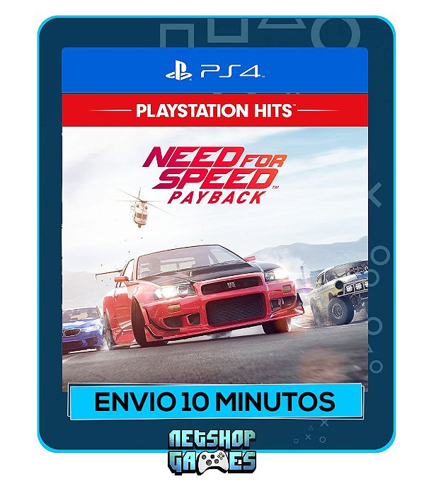 Need For Speed Payback - Edição Padrão - Ps4 - Mídia Digital