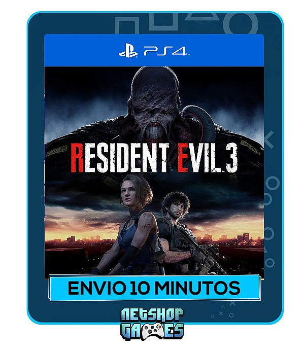 Resident Evil 3 - Edição Padrão - Ps4 - Mídia Digital