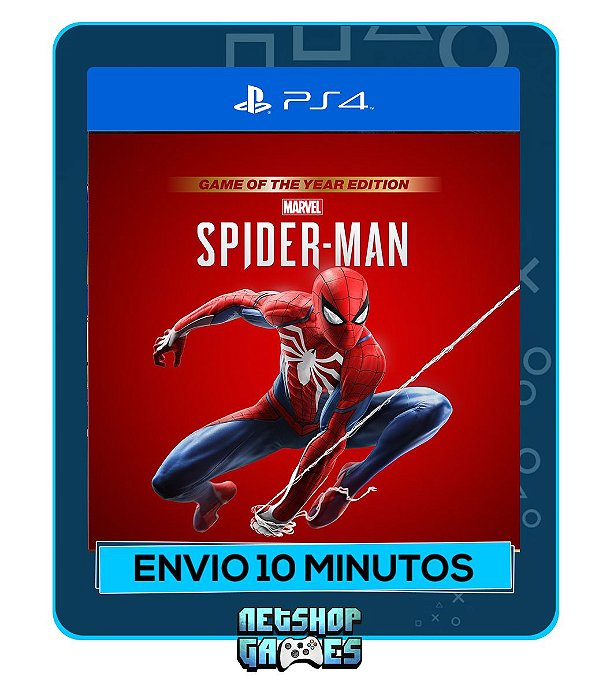 Marvels Spider-Man - Edição Jogo Do Ano - Ps4 - Mídia Digital