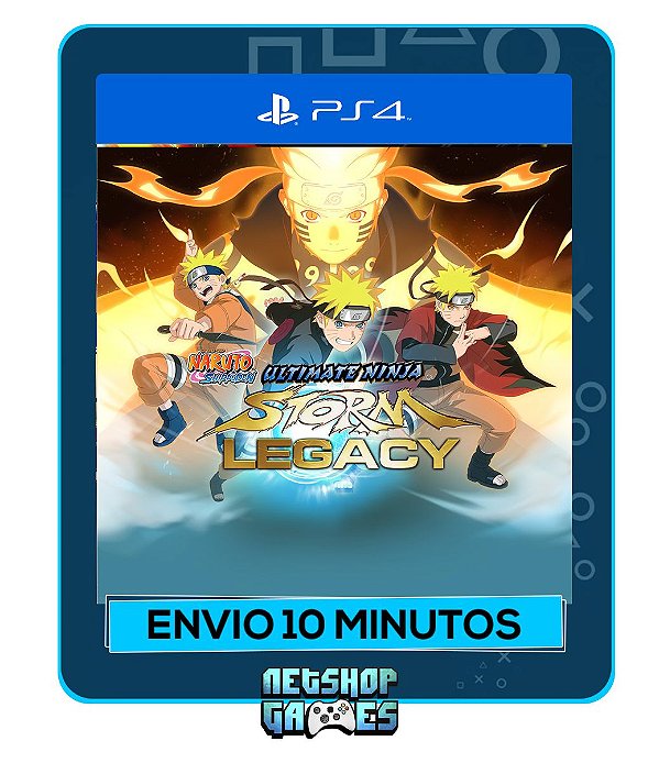 Naruto Shippuden Ultimate Ninja Storm - Edição Lendária - Ps4 - Mídia Digital