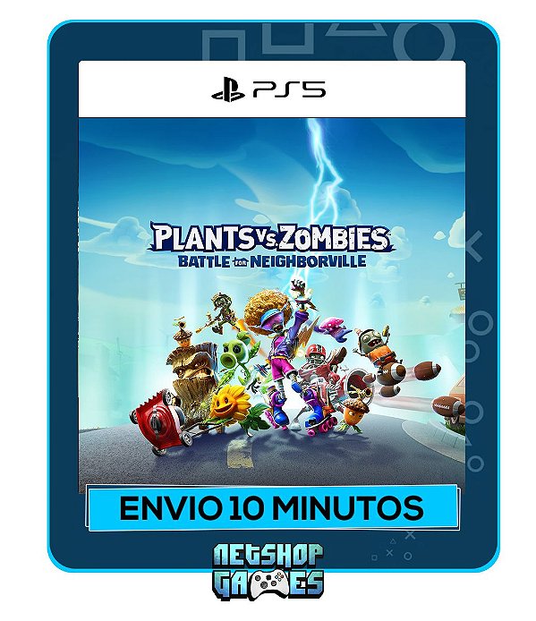 Plants vs Zombies Batalha por Neighborville - Edição Padrão - Ps5 - Mídia Digital