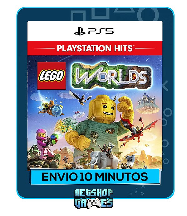 Lego Worlds - Edição Padrão - Ps5 - Mídia Digital