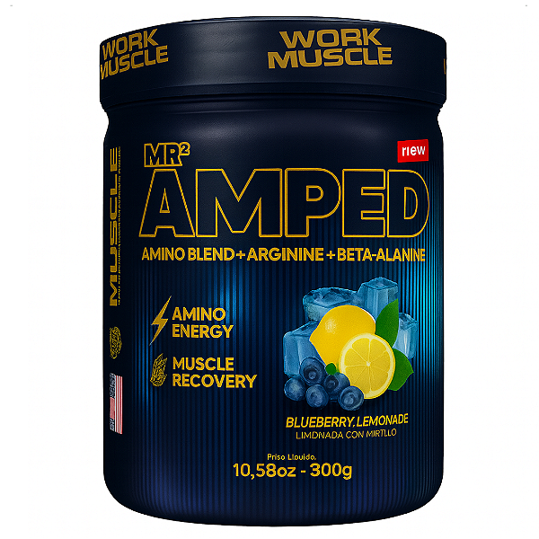 Blend De Aminoácidos Mr. Amped Blueberry 300g Workmuscle