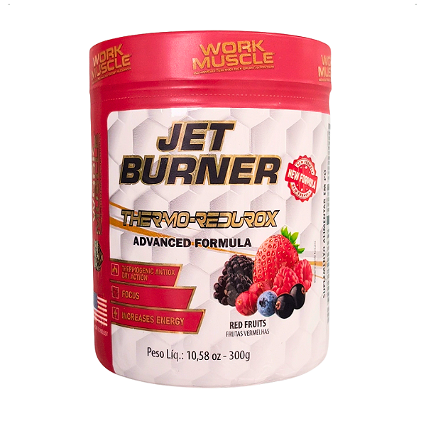 Termogênico Jet Burner Thermo-Redurox 300g WorkMuscle