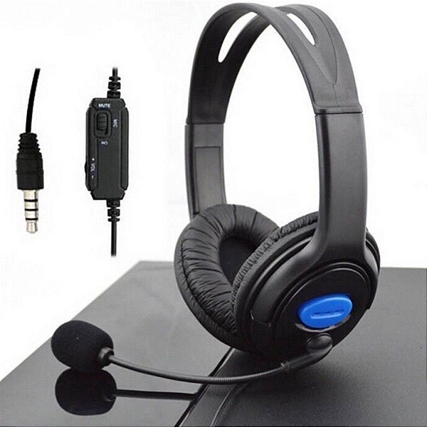 Headset Gamer p/ PS4 e Xbox One