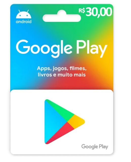 Card Google Play Credits - 30