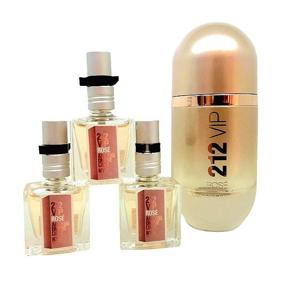 1019 - Decant 9 ml Original - 212 VIP Rosé - Carolina Herrera - Perfume Feminino - EAU de Parfum