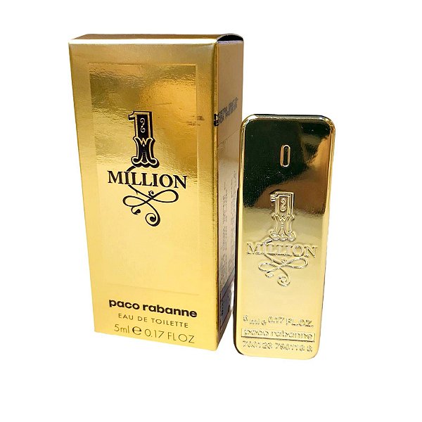 Miniatura 1 Million Paco Rabanne - Perfume Masculino - Eau de Toilette - Original - 5ml