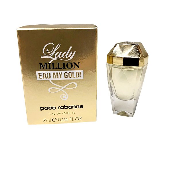 Miniatura Lady Million Eau My Gold - Eau De Toilette - Original - 7ml