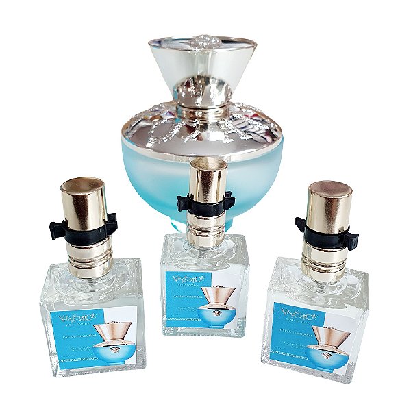 1320 - Decant 9ml Original - Dylan Turquoise - Versace - Perfume Feminino - EAU de Parfum