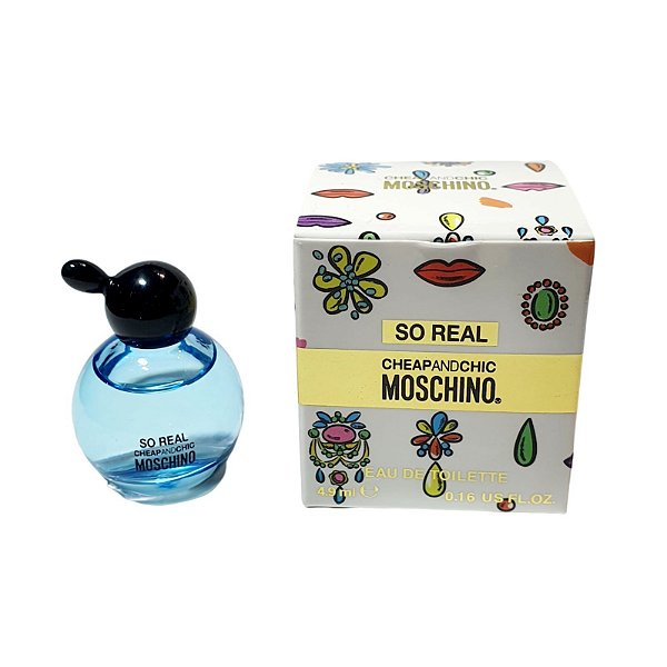 Miniatura So Real Cheap & Chic Moschino Perfume Feminino - Eau de Toilette - 4.9ml - Original