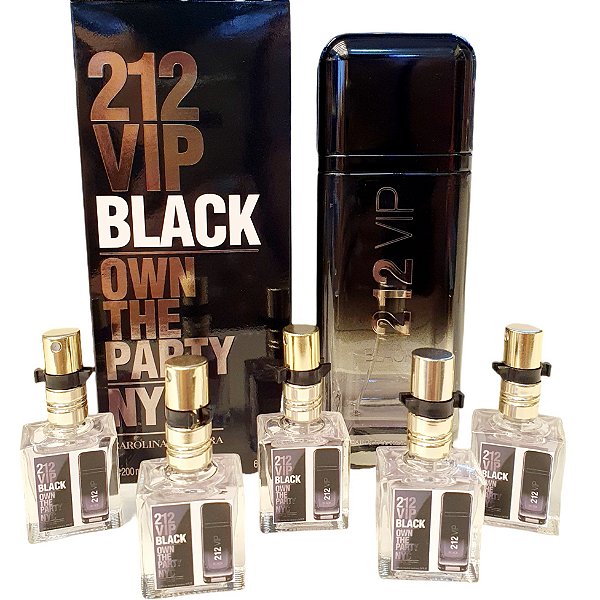 1016 - Decant 9 ml Original - 212 Vip Black - Carolina Herrera - Perfume Masculino - EAU de Parfum