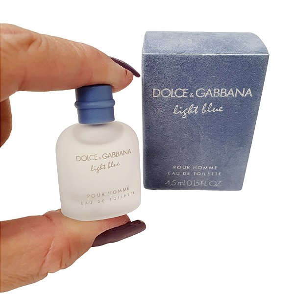 Miniatura Light Blue Pour Homme Dolce&Gabbana - Perfume Masculino - Eau de Toilette - 4,5ml - Original
