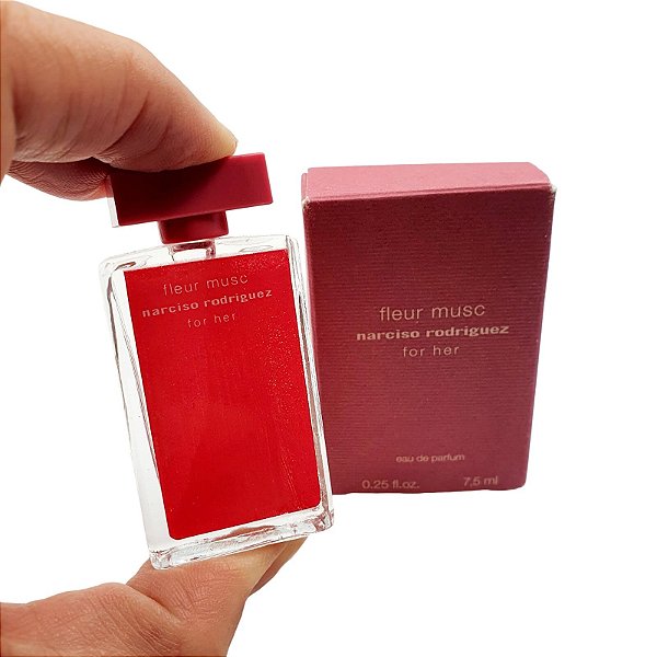 Miniatura Fleur Musc For Her Narciso Rodriguez Eau De Parfum - Perfume Feminino - 7,5 ml - Original