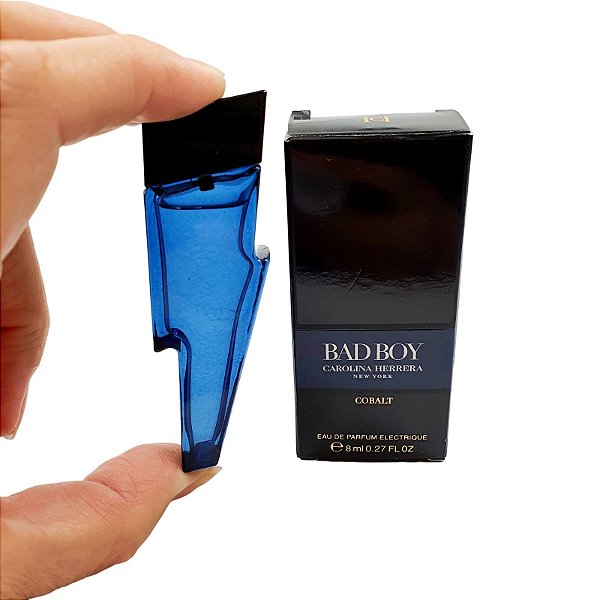 Miniatura Bad Boy Cobalt Carolina Herrera – Perfume Masculino – Eau de Parfum - 8ml - Original