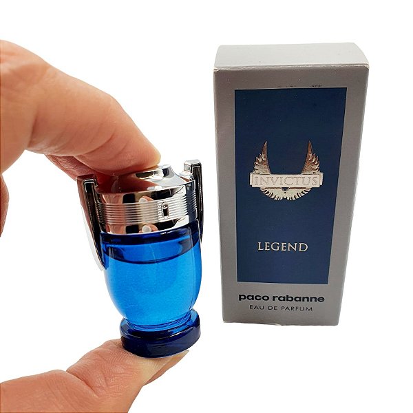 Miniatura Invictus Legend Paco Rabanne Eau de Parfum - Perfume Masculino - 5ml - Original