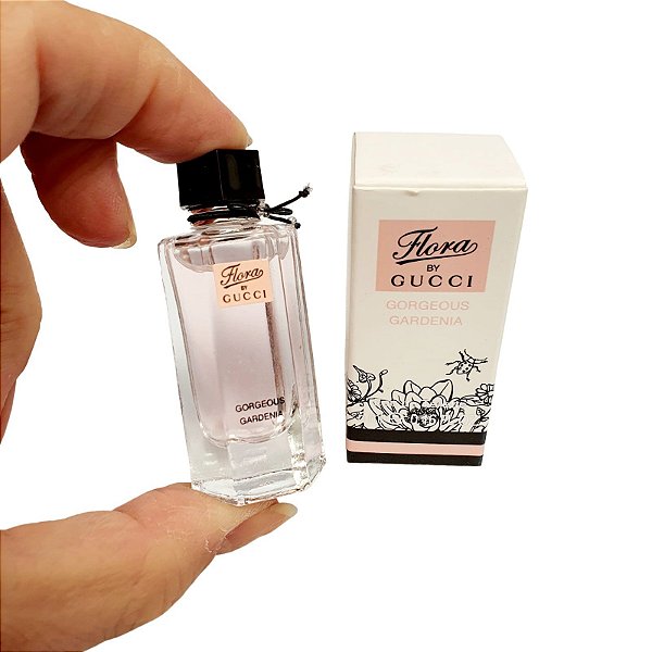 Miniatura Perfume Feminino Flora Gorgeous Gardenia Gucci 5 ml Eau De Toilette - Original