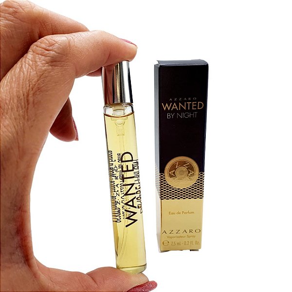 Miniatura Wanted by Night Azzaro Perfume Masculino - Eau de Parfum - 7,5 ml - Original