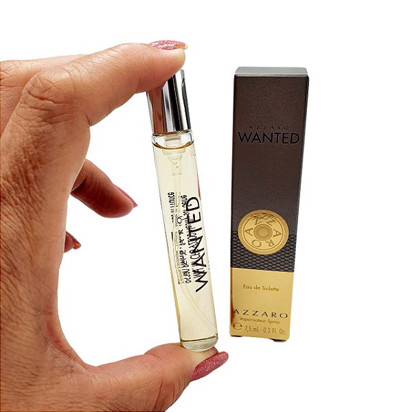 Miniatura Wanted Azzaro - Perfume Masculino - Eau de Toilette - 7,5 ml - Original