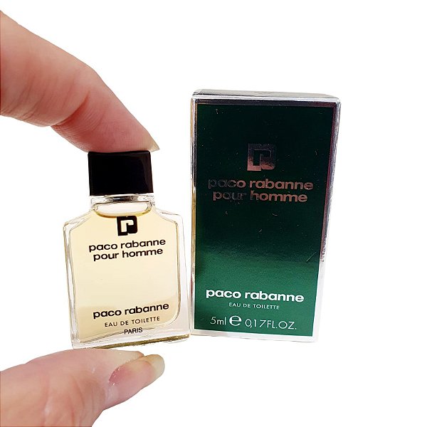 Miniatura Paco Rabanne Pour Homme Eau De Toilette Masculino - 5ml - Original