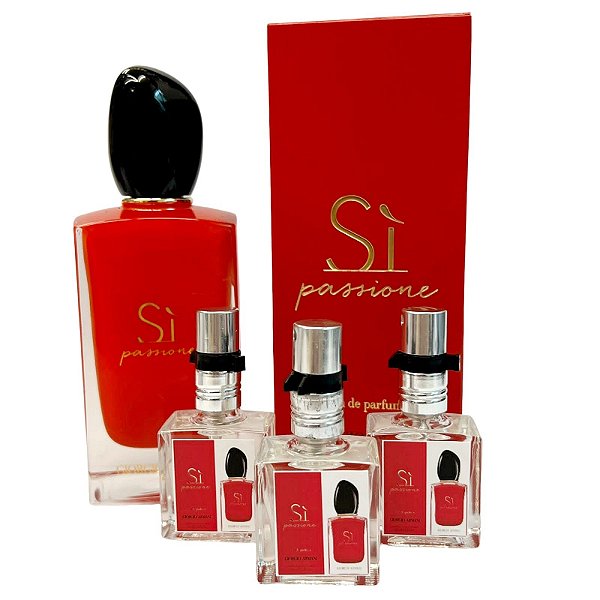1258 - Decant 9ml Original - Sì Passione - Giorgio Armani - Perfume Feminino - Eau de Parfum