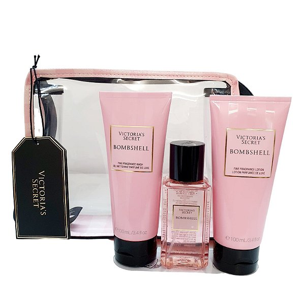 Kit Victoria’s Secret Bombshell Fine Fragance - Feminino 3 Peças