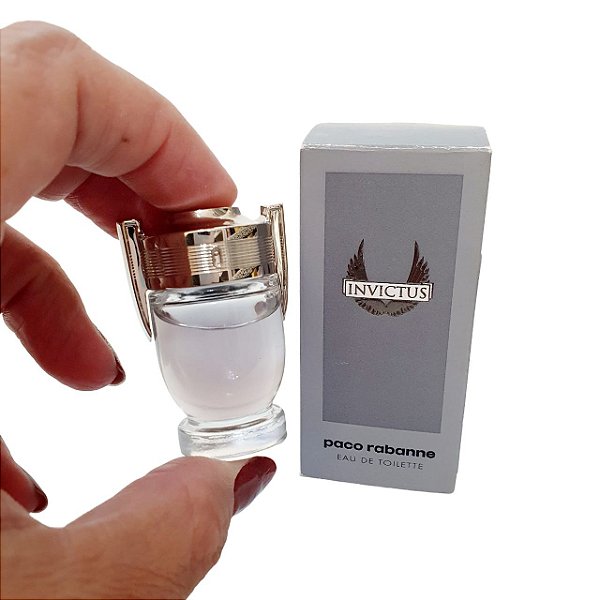 Miniatura Invictus Paco Rabanne - Perfume Masculino - Eau de Toilette - 5ml - Original
