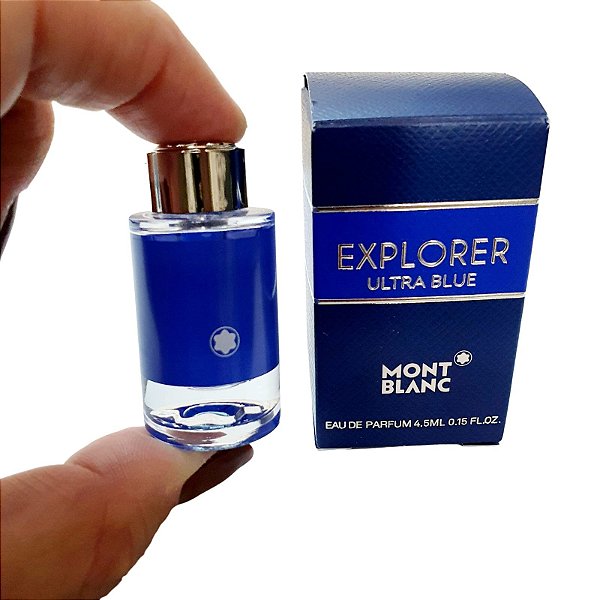 Miniatura Perfume Explorer Ultra Blue Montblanc Masculino EDP - 4,5 ml - Original
