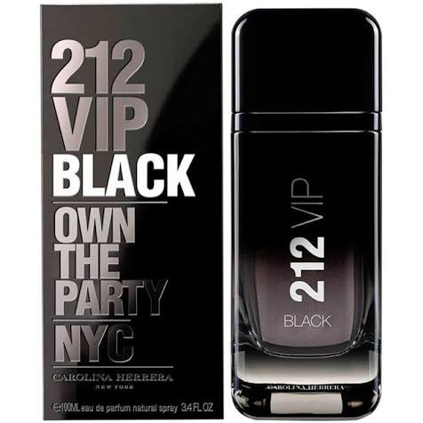 Perfume 212 VIP Black - Carolina Herrera - Perfume Masculino - EAU de Parfum - 100 ml