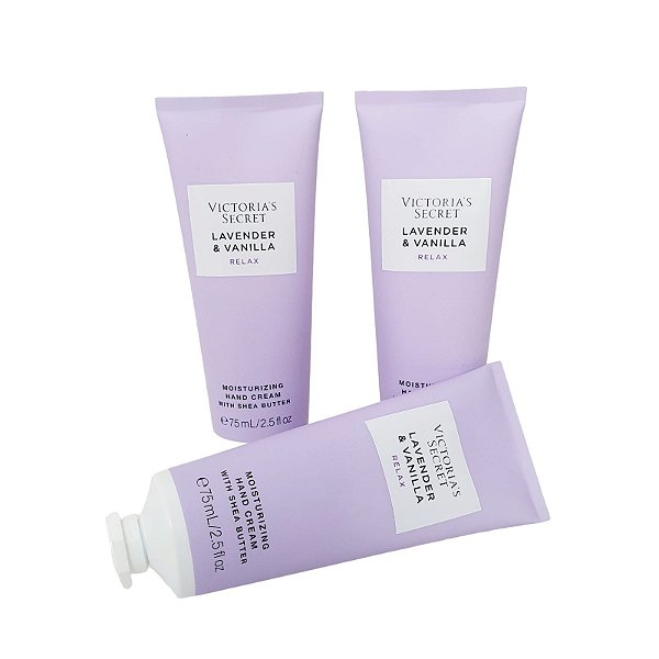 Creme Hidratante para Mãos Lavender e Vanilla Relax Victorias Secret 75 ml - Original