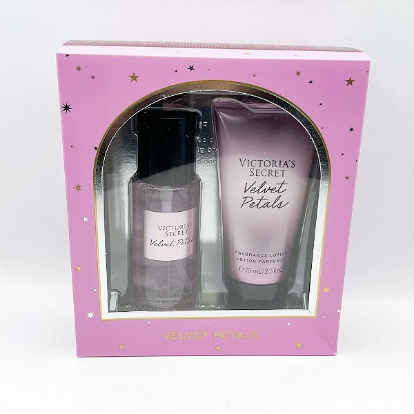 Kit Creme Hidratante e Body Splash Velvet Petals - Victoria's Secret - 75ml cada