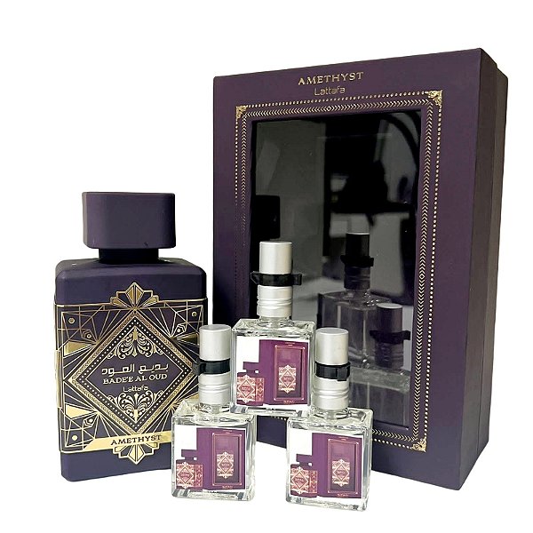 1204 - Decant 9ml Originla - Bade'e Al Oud Amethyst - Lattafa - Perfume Feminino - EAU de Parfum