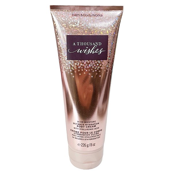 Creme Hidratante Travel Size Bath & Body Works A Thousand Wishes 226gr