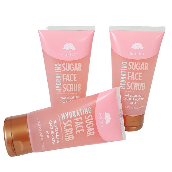 Esfoliante Facial Tree Hut - Watermelon & Cactus Water AHA- 210g