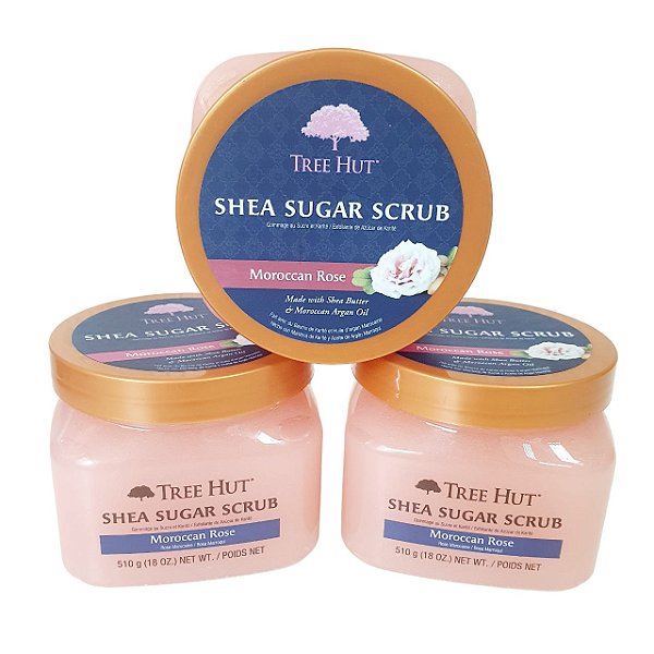 Esfoliante Tree Hut Body Scrub Moroccan Rose 510g - Original