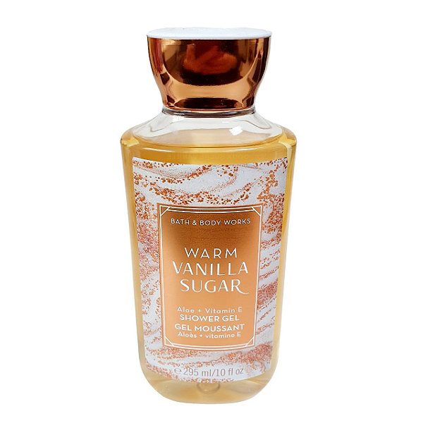 Gel de Banho Warm Vanilla Sugar Bath and Body Works 295ml - Shower Gel