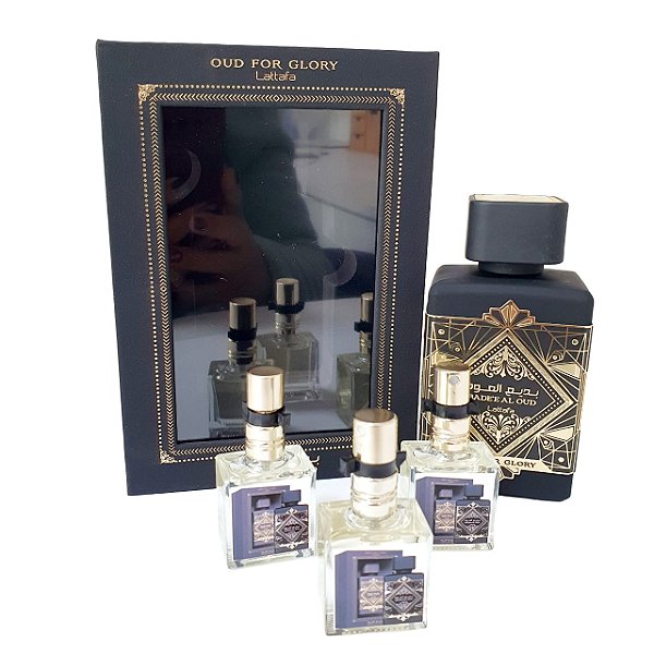 1205 - Decant 9ml Original - Bade'e Al Oud Oud For Glory - Lattafa - Perfume Unissex - EAU de Parfum
