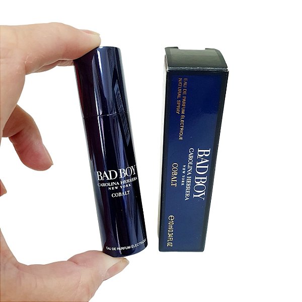 Miniatura Bad Boy Cobalt Carolina Herrera – Perfume Masculino – Eau de Parfum - 10ml - Original