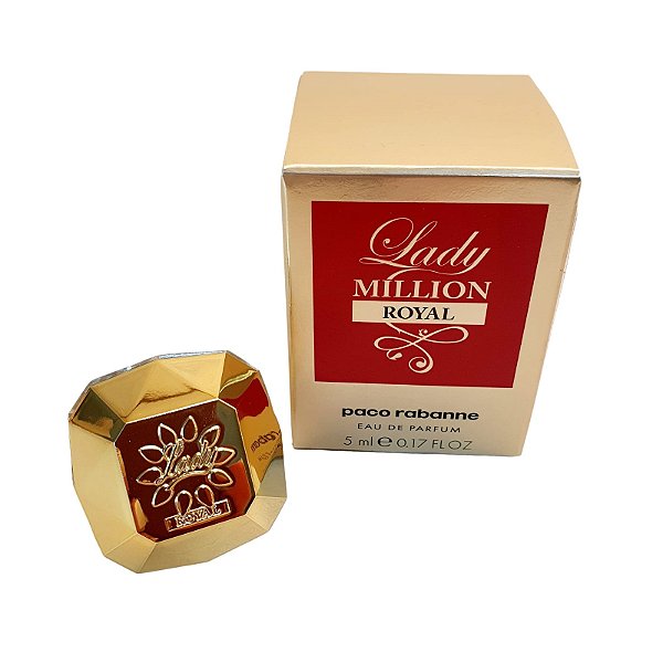 Miniatura Lady Million Royal Paco Rabanne - Perfume Feminino - Eau de Parfum - 5ml - Original