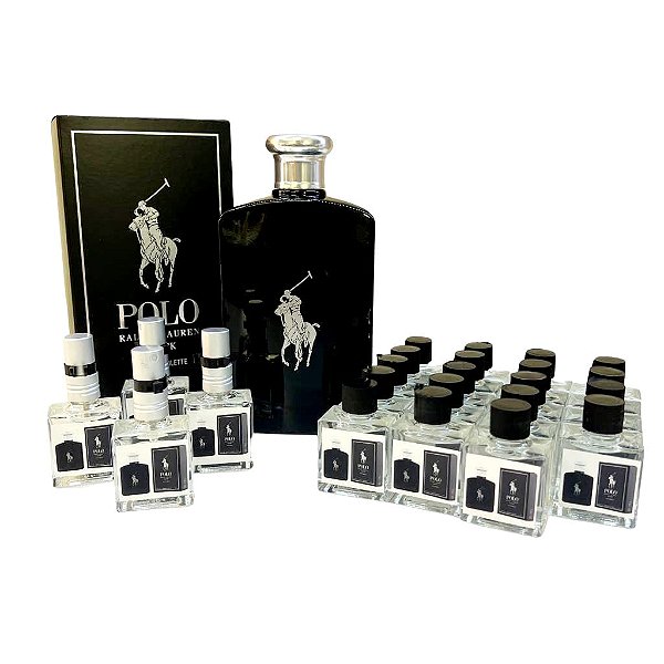 1244 - Decant 9ml Original - Polo Black - Ralph Lauren - Perfume Masculino - EAU de Toilette