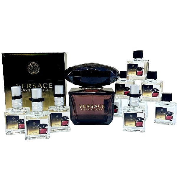 1114 - Decant 9ml Original - Crystal Noir - Versace - Perfume Feminino - EAU de Toilette