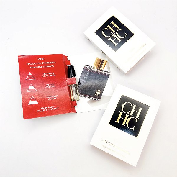 Flaconete CH Men - Carolina Herrera - Perfume Masculino - Eau de Toilette - 1.5 ml - Original