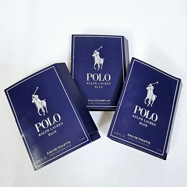 Flaconete Polo Blue Ralph Lauren Eau de Parfum - Perfume Masculino - 1.2ml - Original